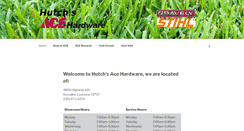 Desktop Screenshot of hutchshardware.com